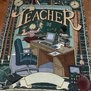 Teacher Tapestry Throw - 48 x 60